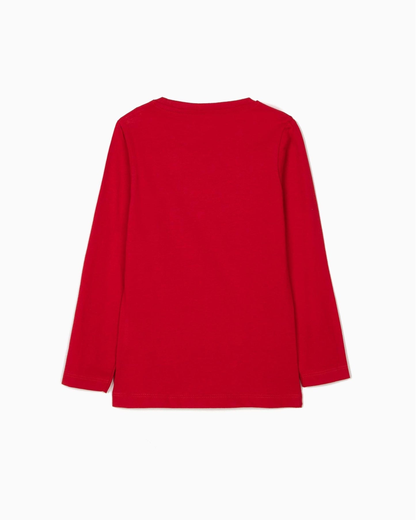 2 Long Sleeve Tops for Girls, Red/White