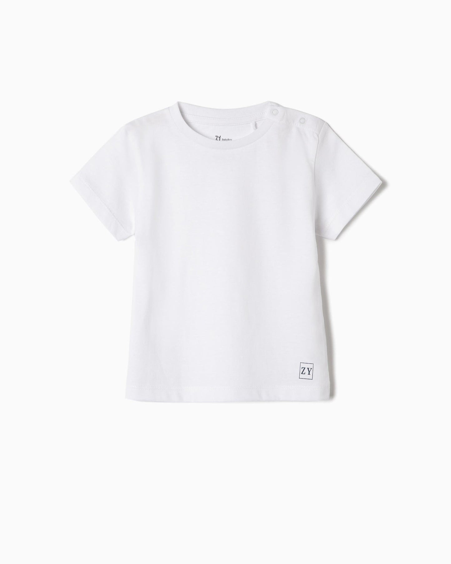 2-Pack T-shirt for Baby Boys, White
