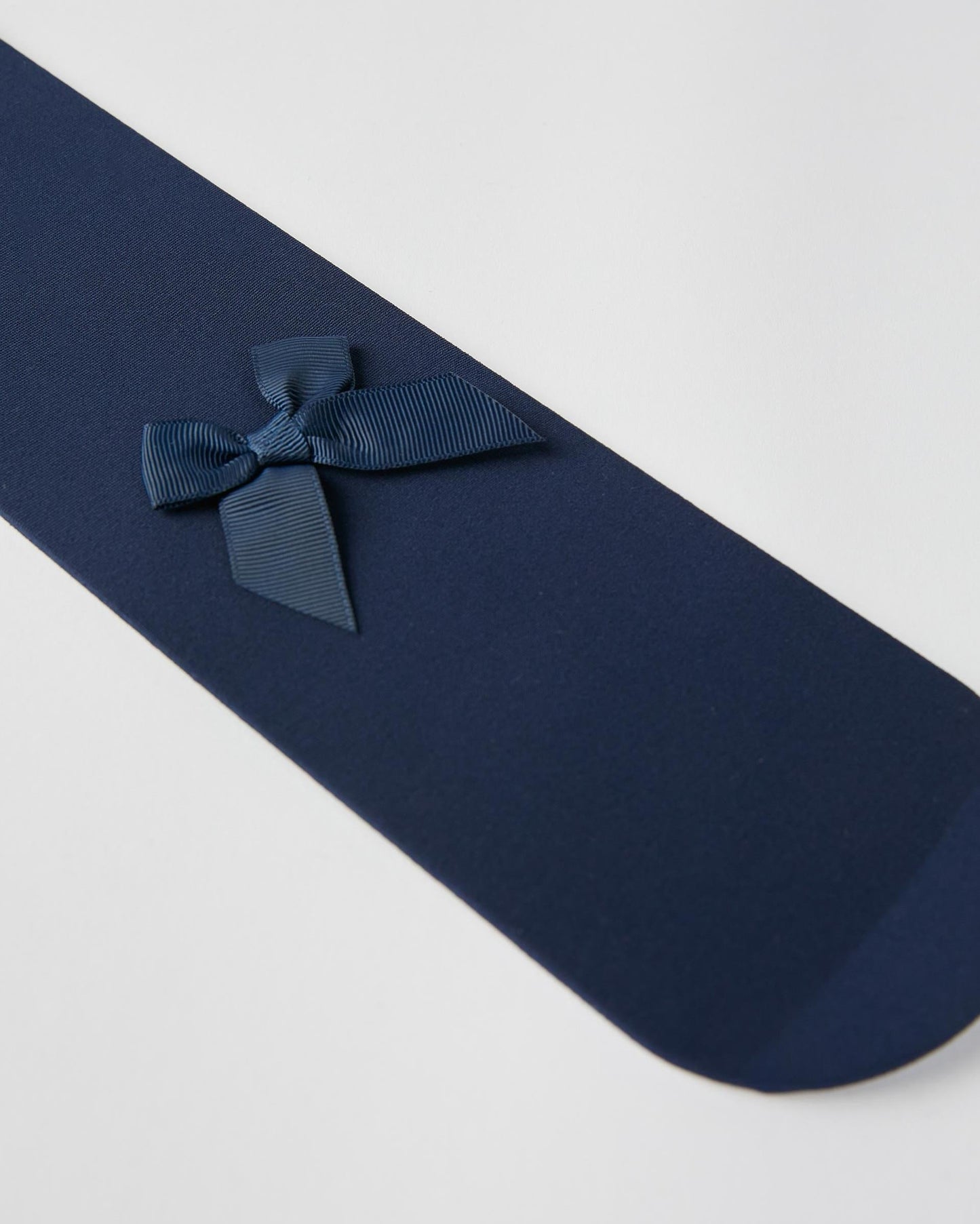 Tights with Bow for Girls, Dark Blue