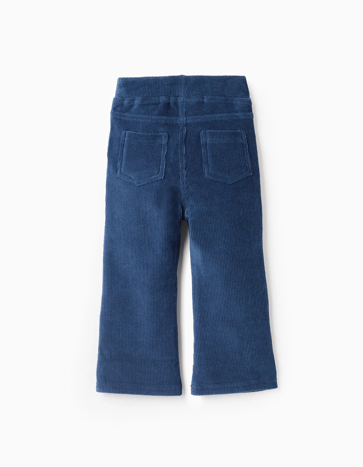 Corduroy Flare Jeggings for Baby Girls, Turquoise