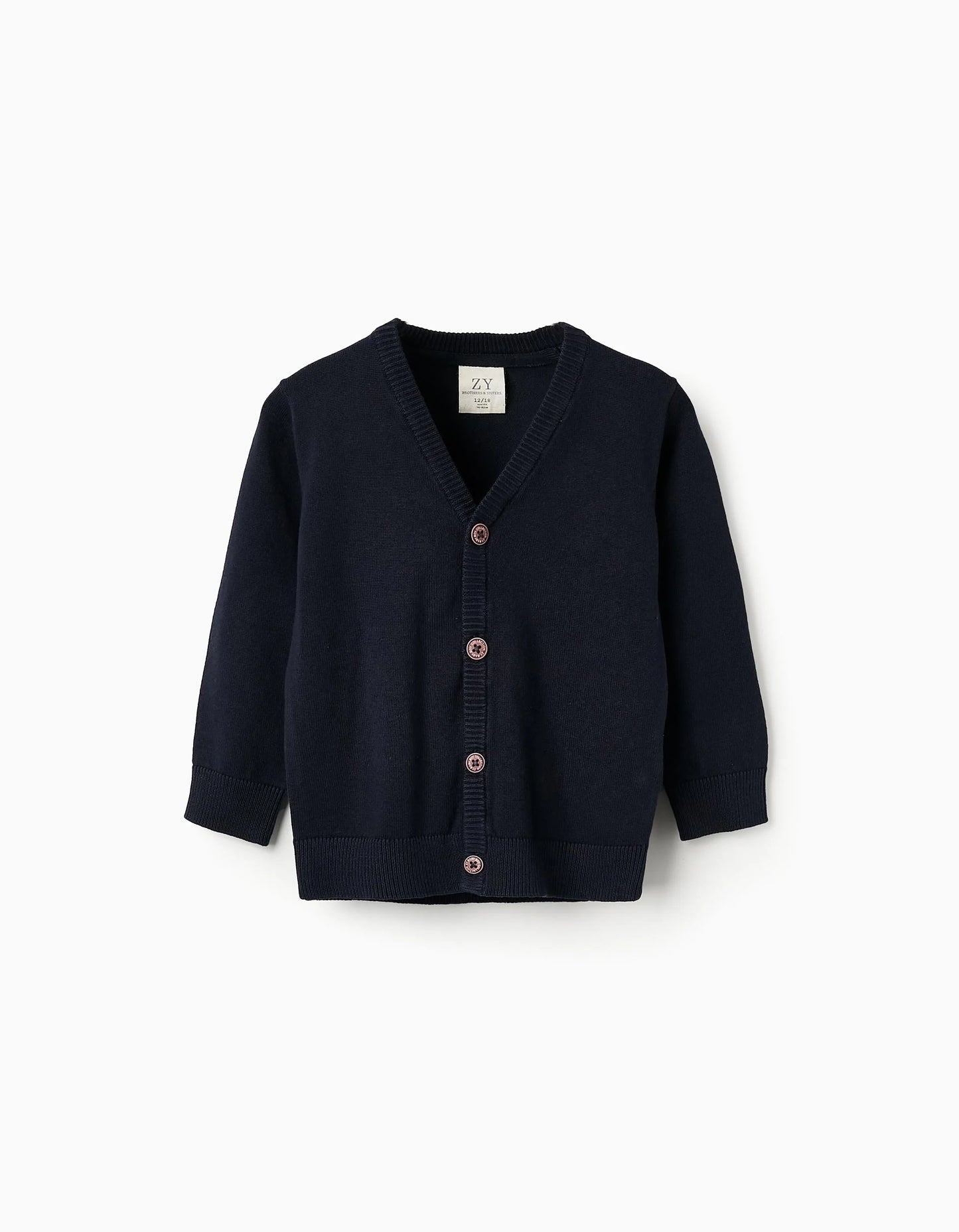 Cardigan for Baby Boys, Dark Blue