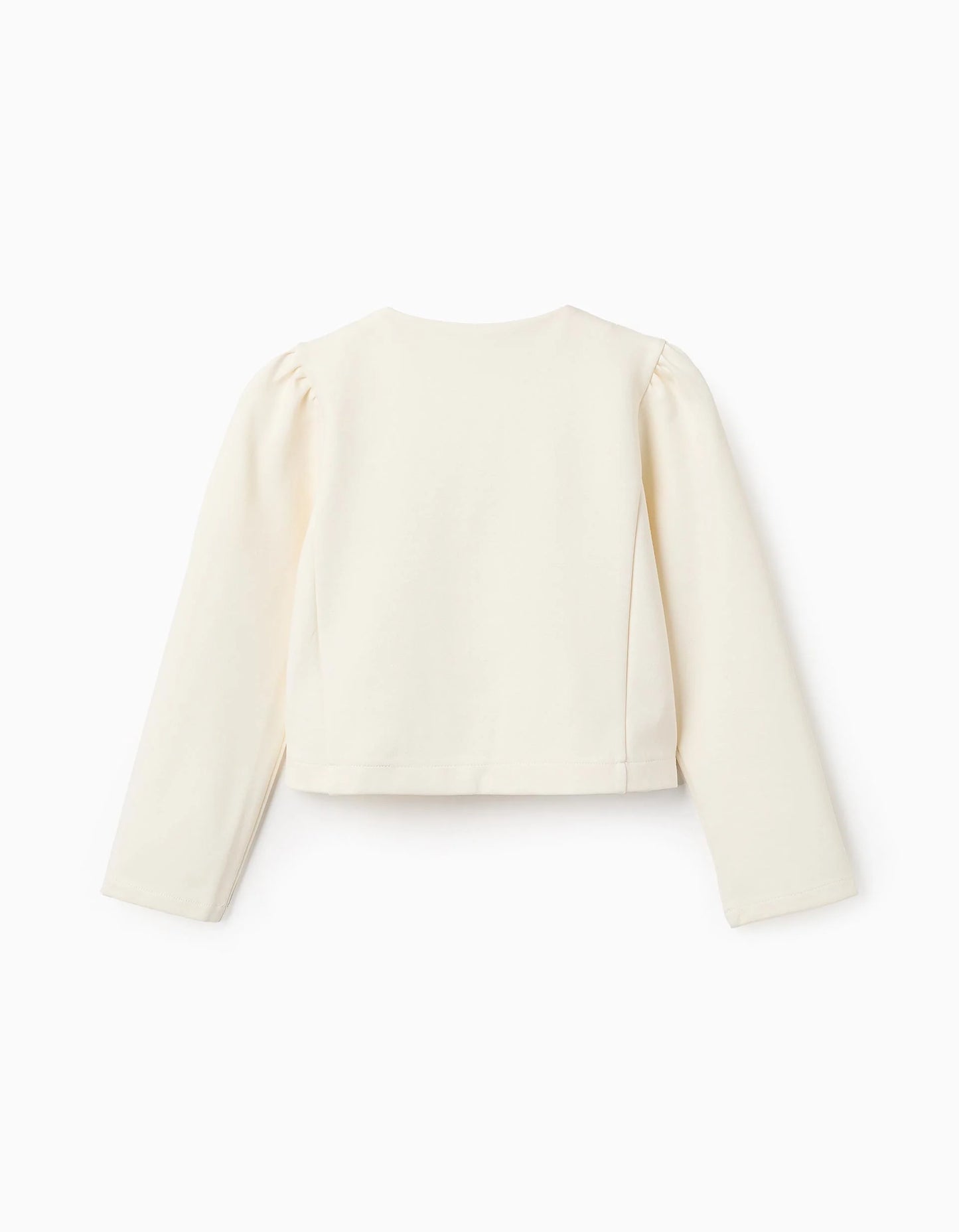 Classic Jacket for Girls, Cream