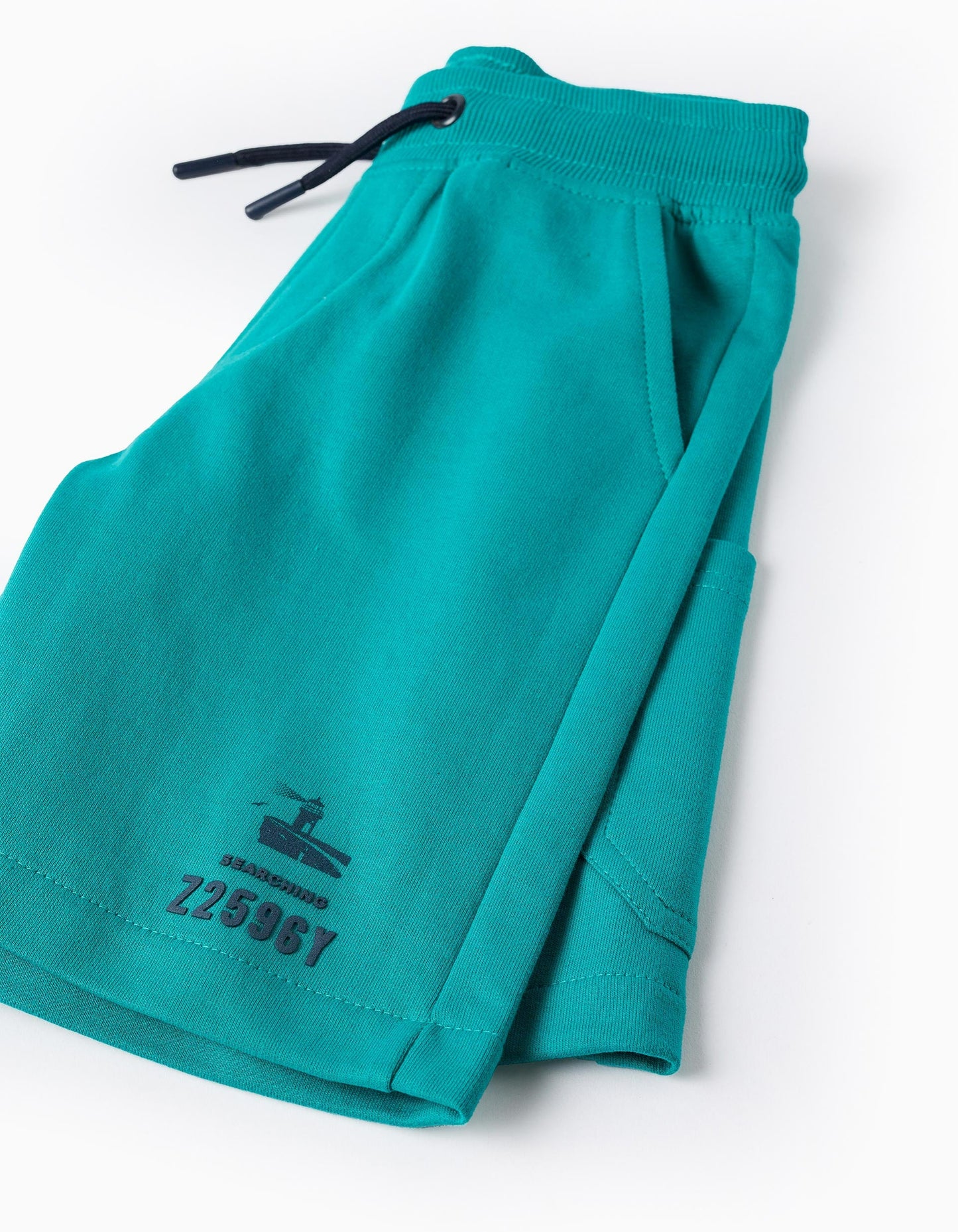 Jersey Shorts for Boys 'Searching', Green