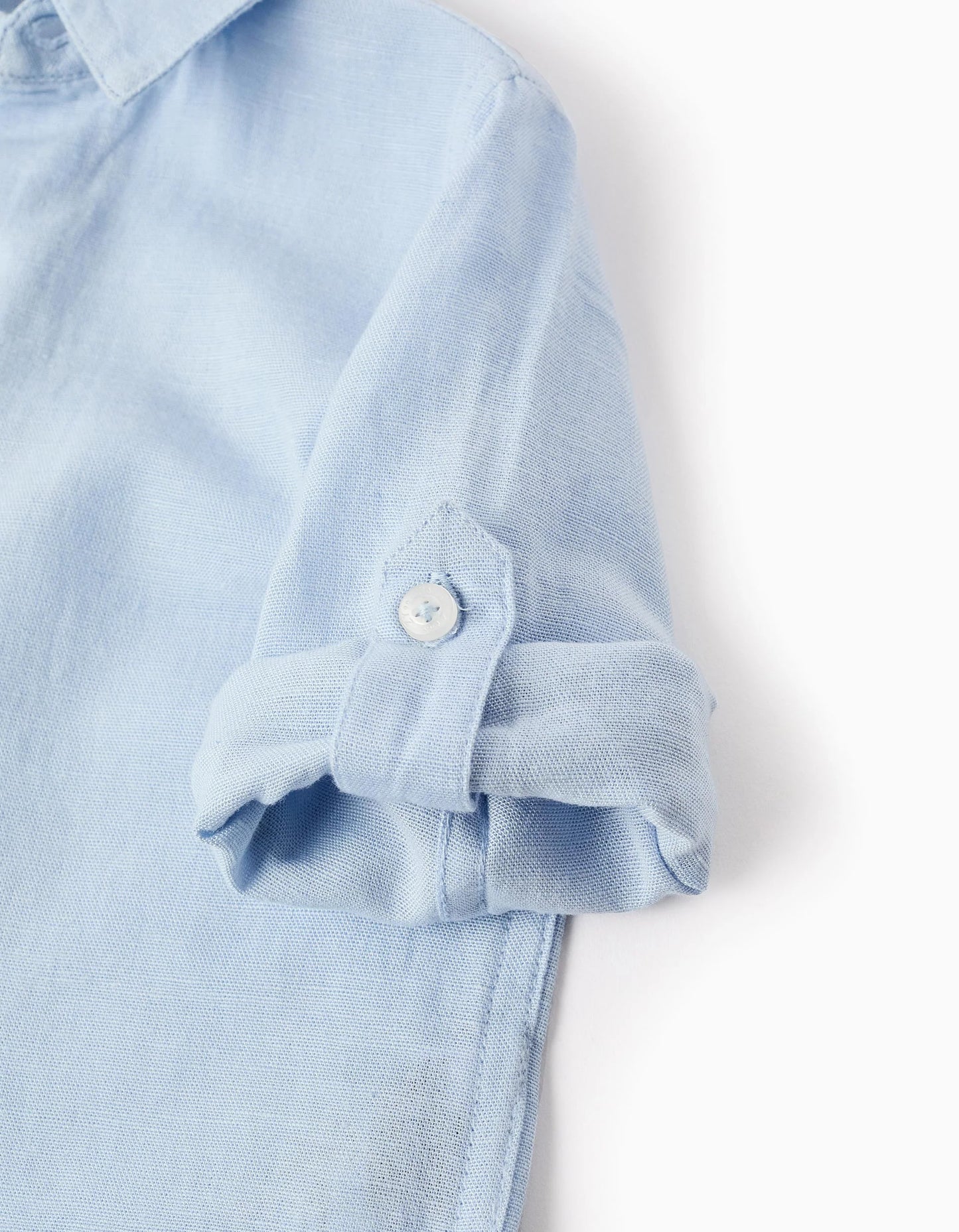 Shirt with Tabs for Baby Boys, Blue