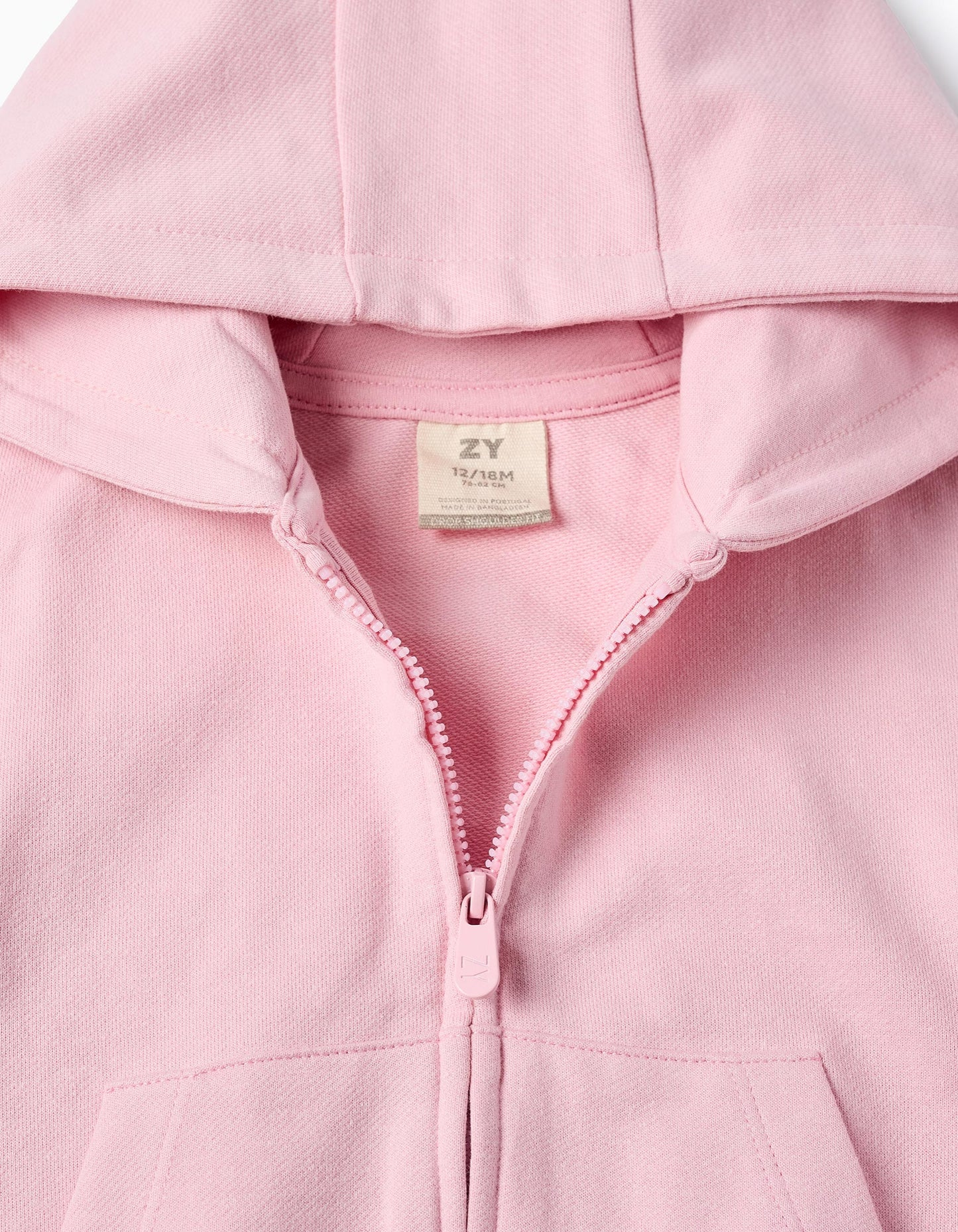Hooded Jacket for Baby Girls, Pink