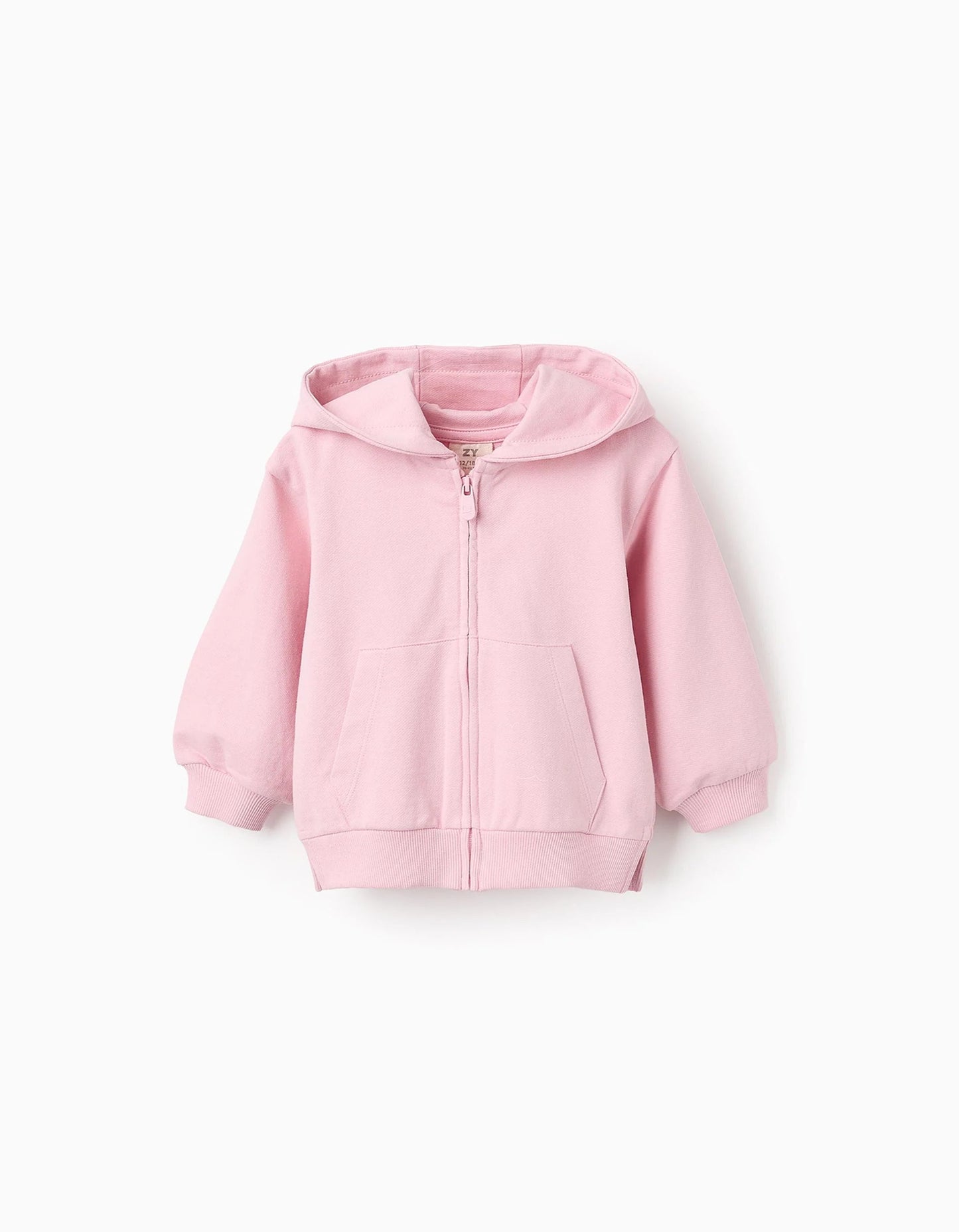 Hooded Jacket for Baby Girls, Pink