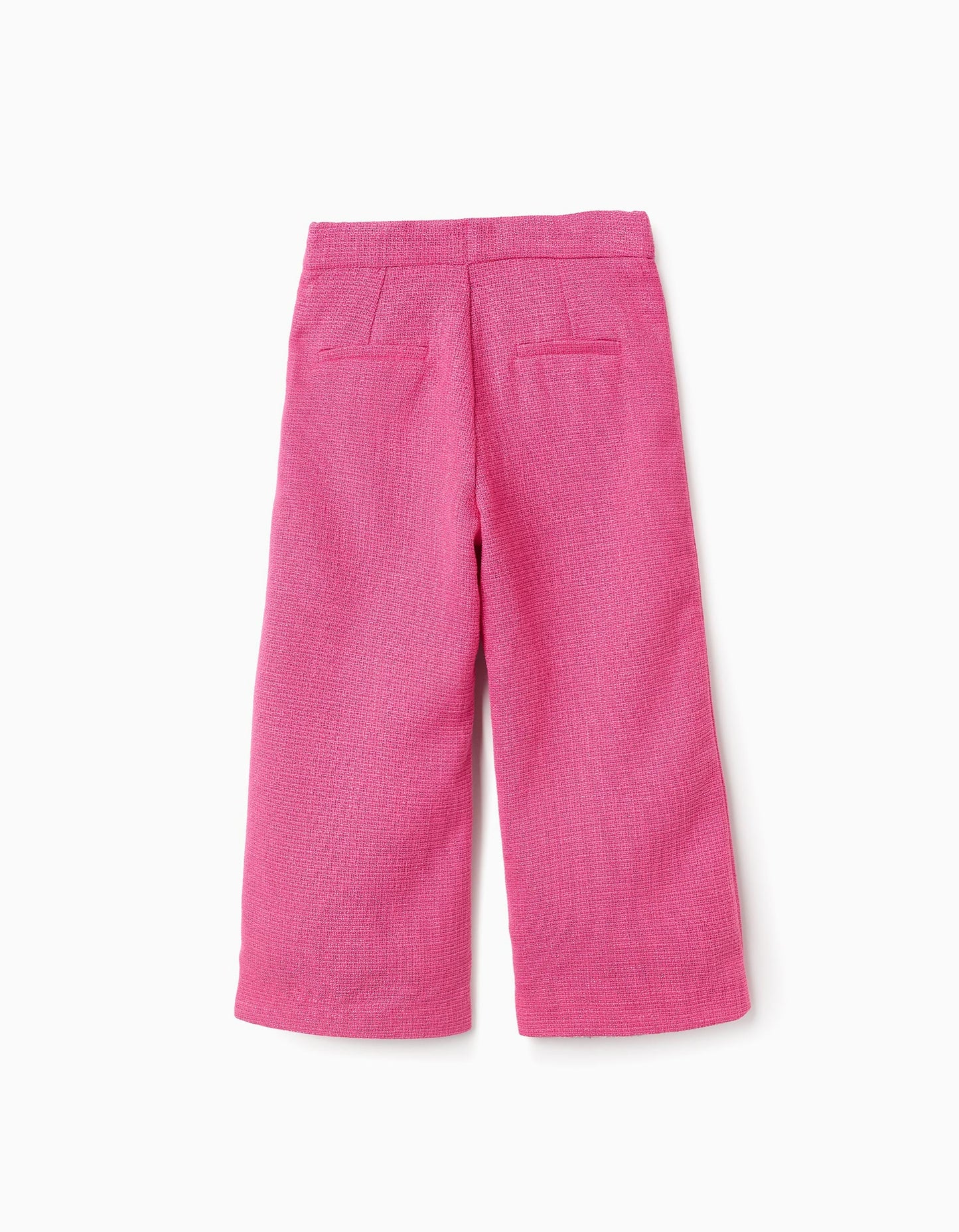 Tweed Trousers for Girls 'Wide Leg', Pink