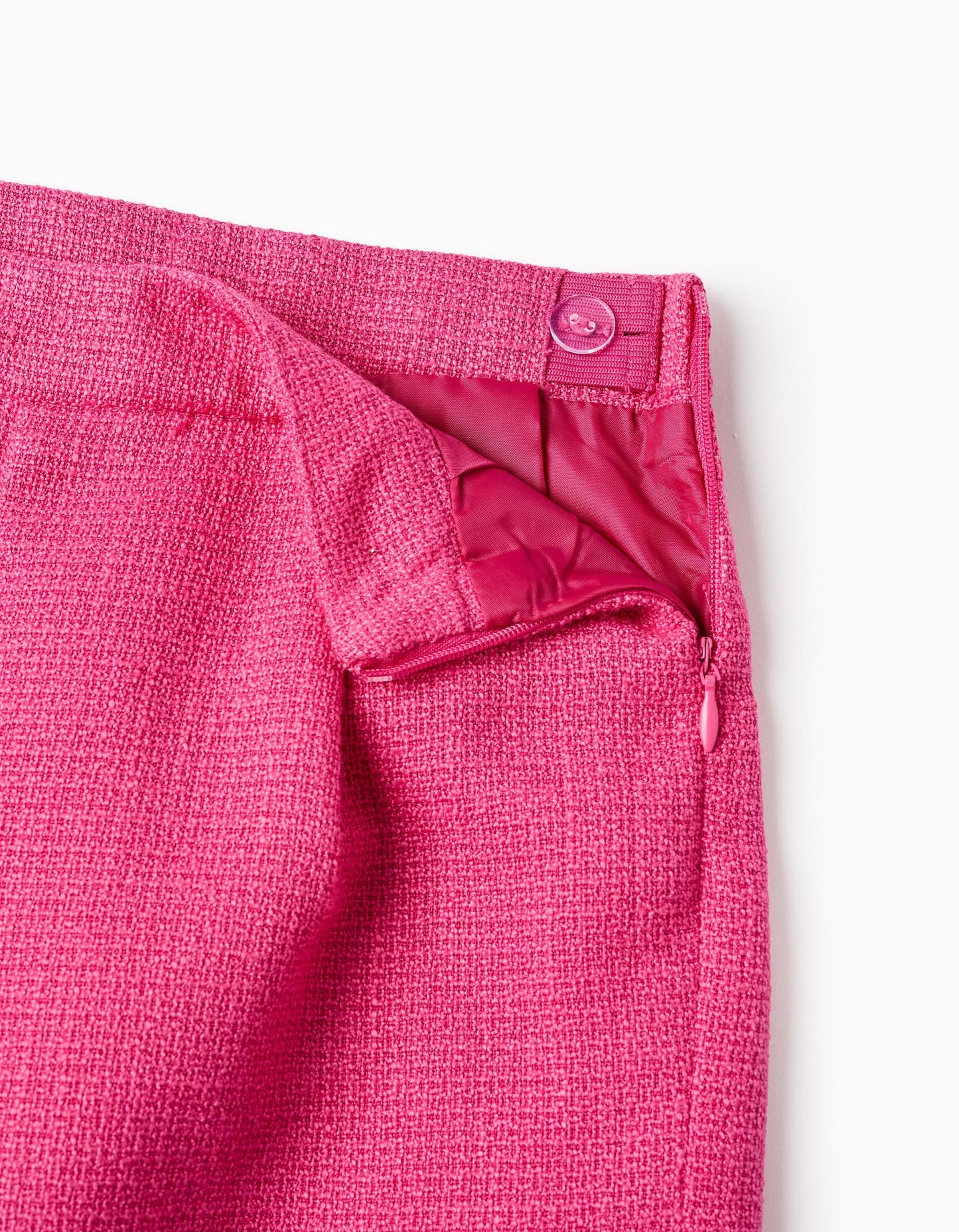 Tweed Trousers for Girls 'Wide Leg', Pink