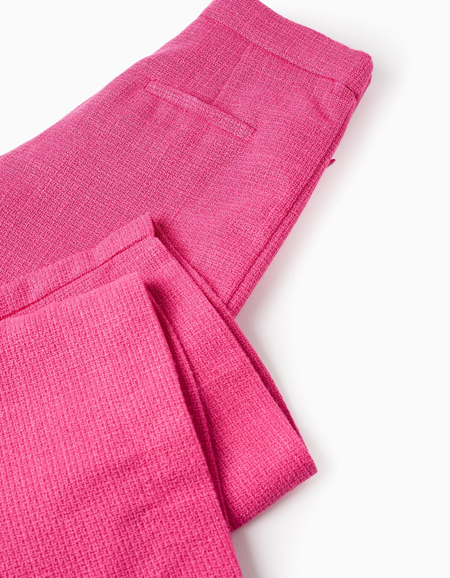 Tweed Trousers for Girls 'Wide Leg', Pink