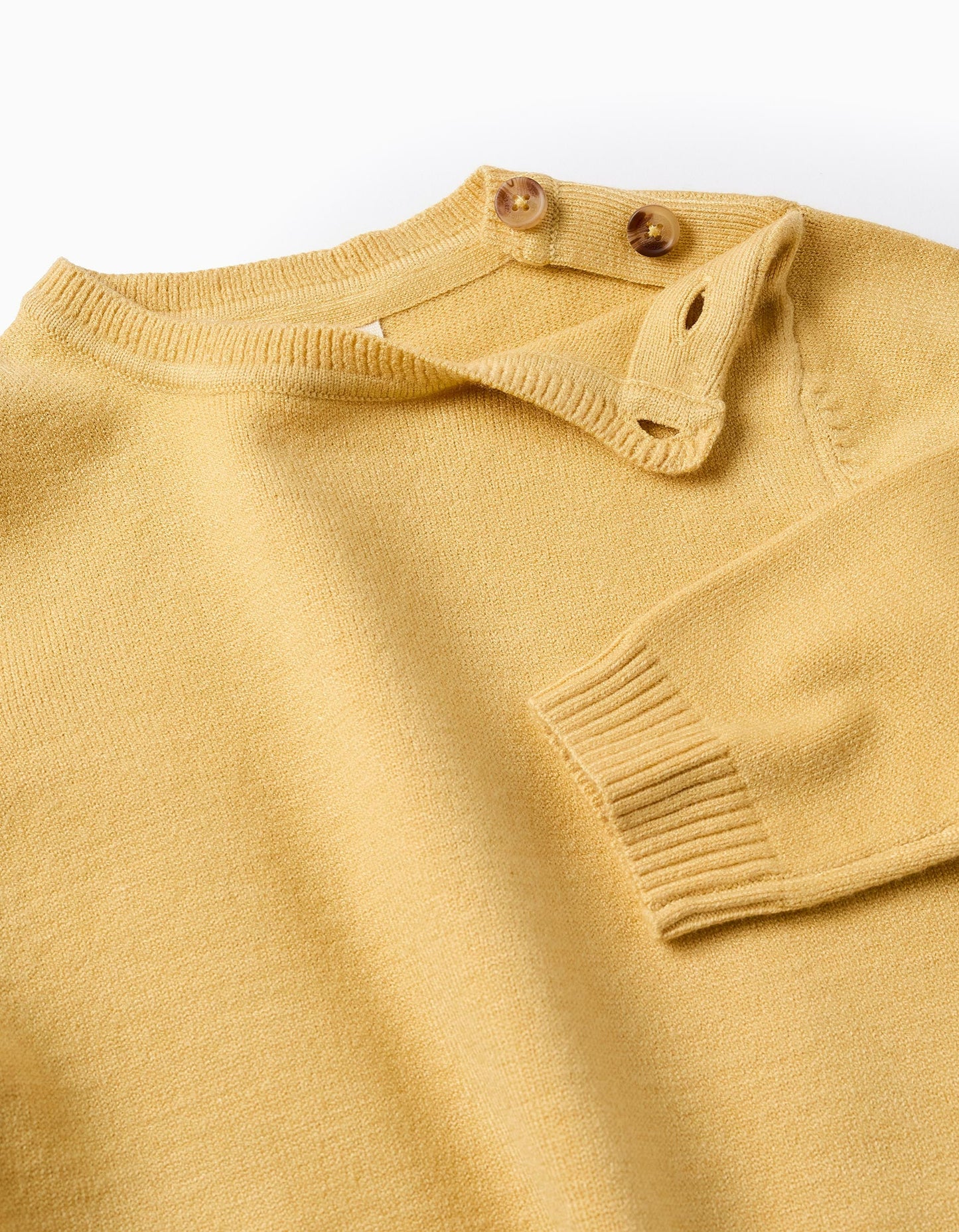 Soft Knit Jumper for Baby Boys, Yellow