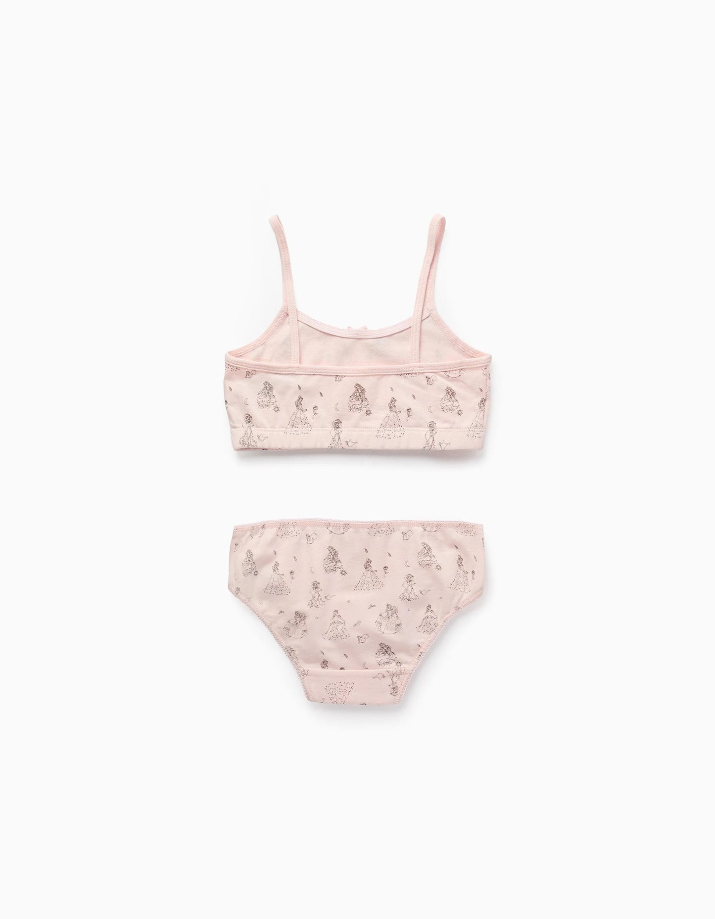 Top + Briefs for Girls 'Disney Princesses', Pink