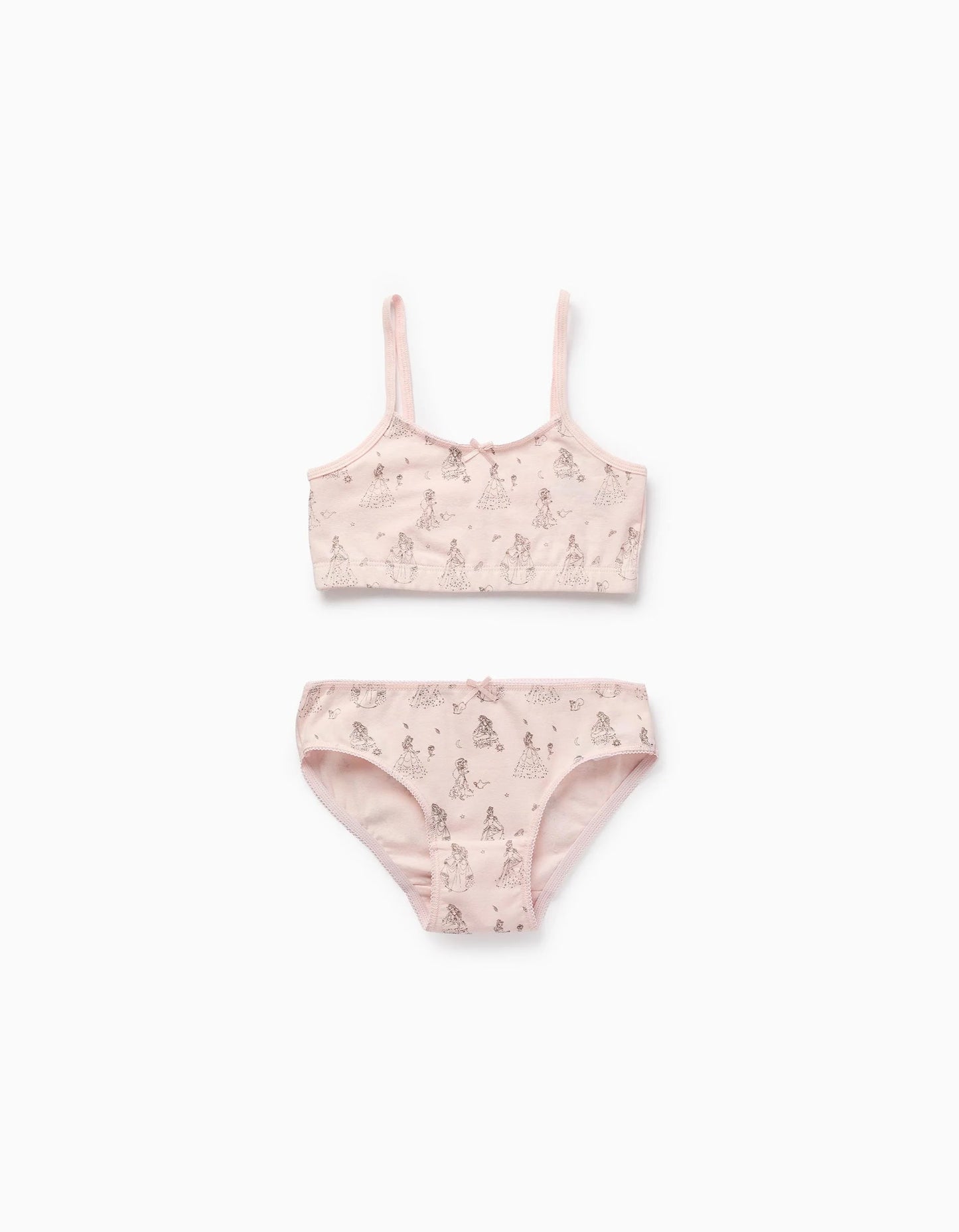 Top + Briefs for Girls 'Disney Princesses', Pink