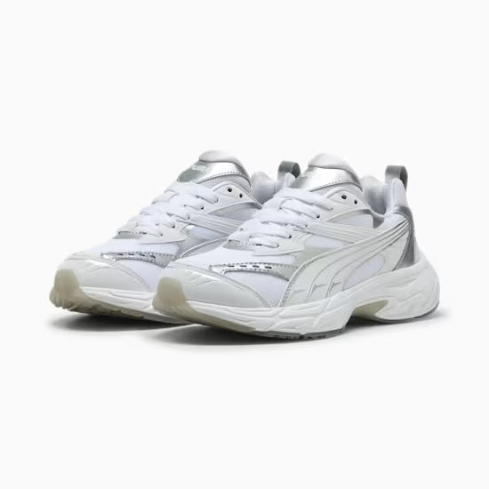 ★PUMA★ Puma Morphic Astro Escape Wns White Silver 40131301 Puma Morphic AstroEscape WMNS White / Silver - Apr 2025