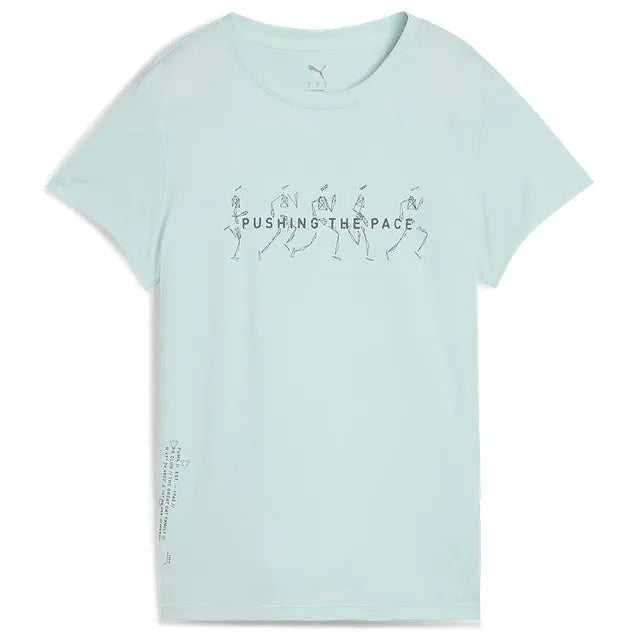GRAPHICS RUNNING SLOGAN TEE Women