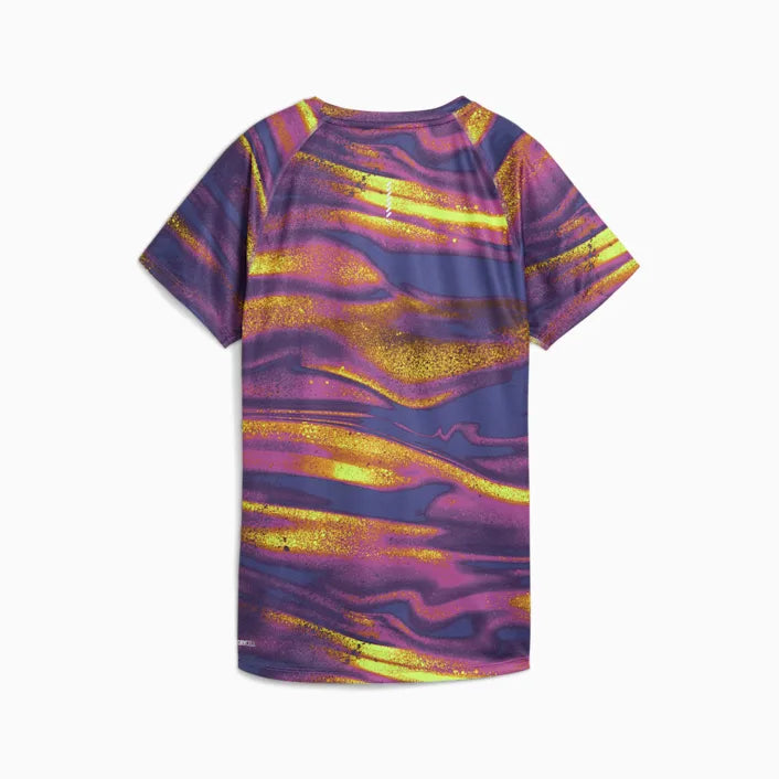 W RUN VELOCITY AOP TEE (POLY) Women