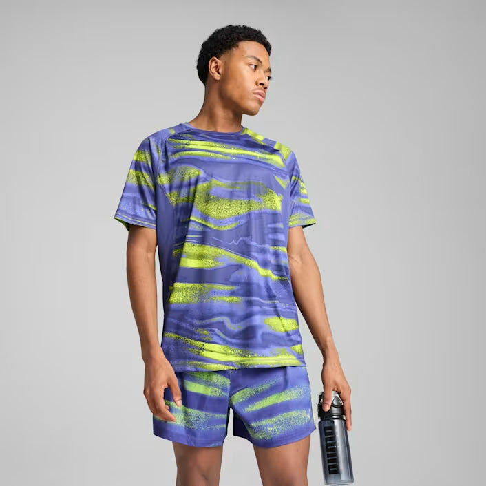 RUN VELOCITY AOP TEE (POLY) Men
