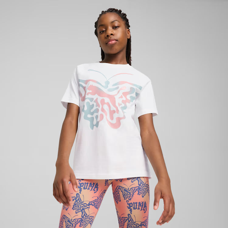 BUTTERFLY VIBE Logo Tee Girls