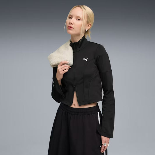 DARE TO Slim Cropped Track Jackt Women