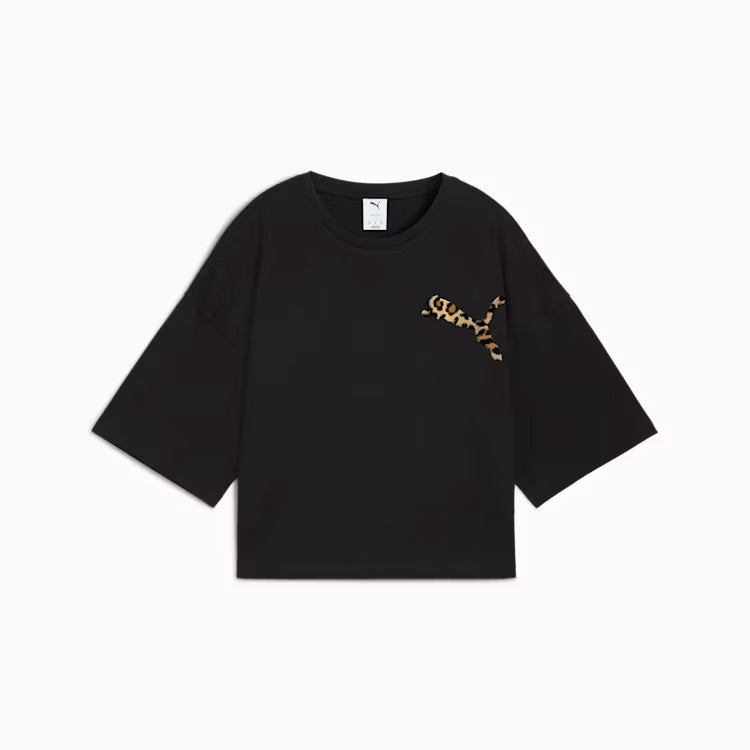 LEO LUXE Oversized Short Tee Women