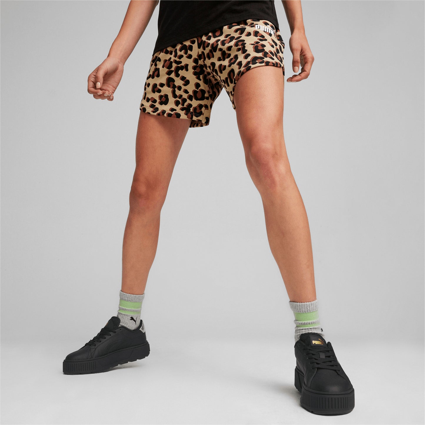 ESS+ ANIMAL 5 AOP Shorts Apparel Sportstyle Core Women