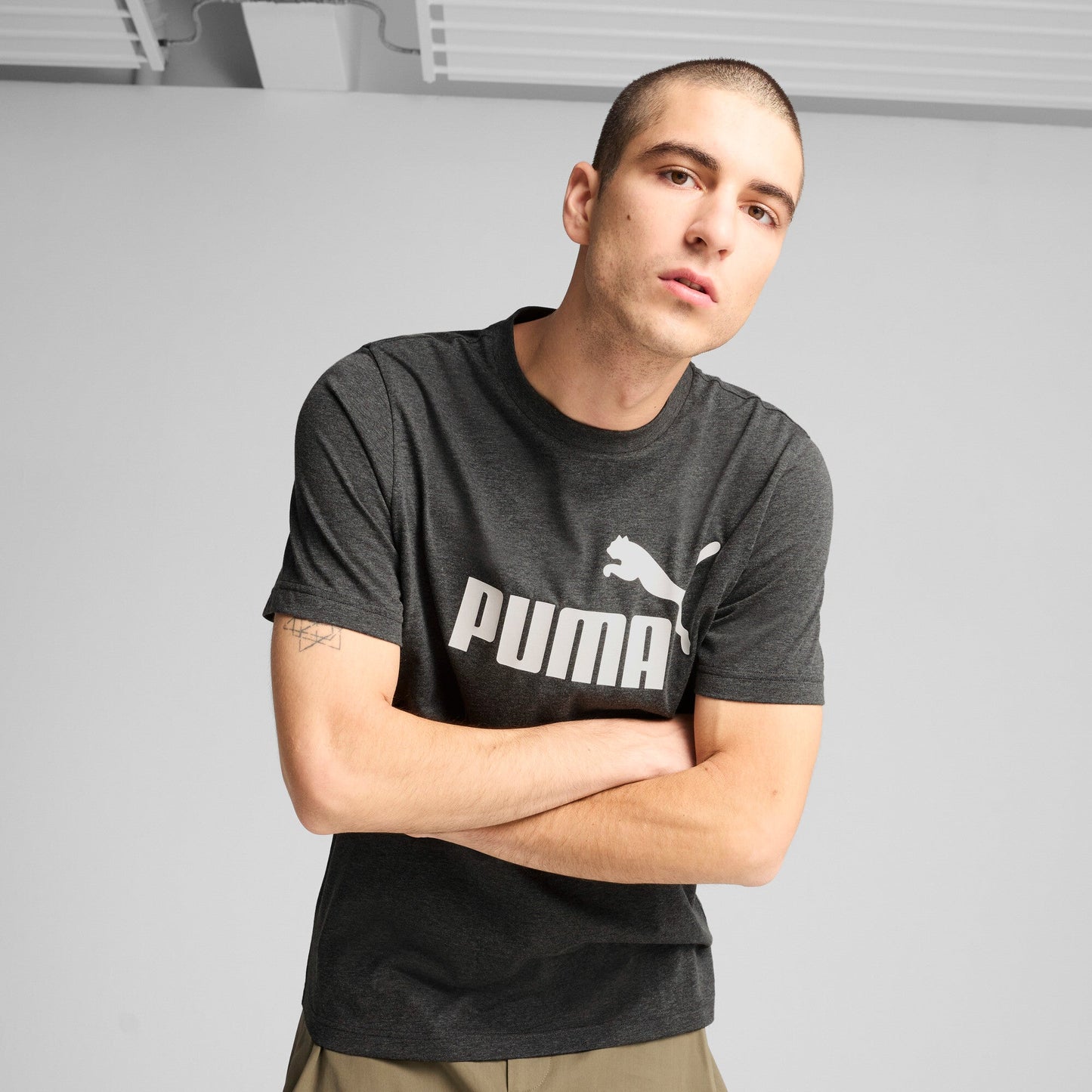 ESS No. 1 Logo Heather Tee Men