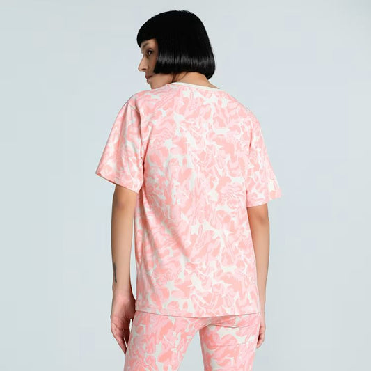 ESS NATURE 2.0 Relaxed AOP Tee Women