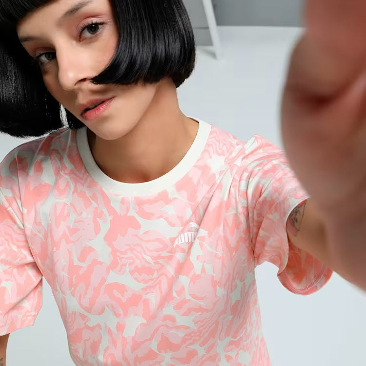 ESS NATURE 2.0 Relaxed AOP Tee Women