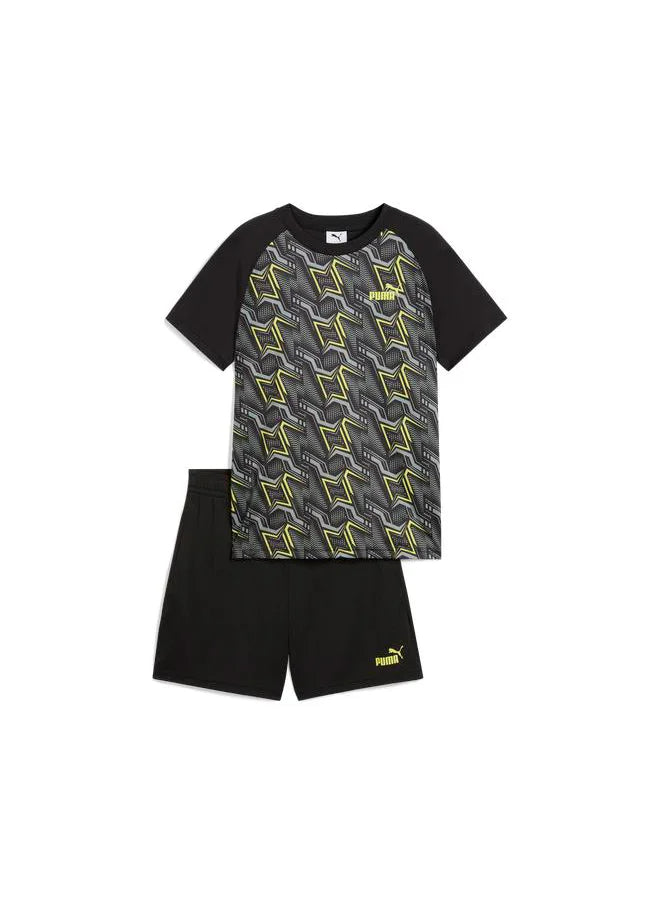 TAD ESS Poly Tee and Shorts Set Boys