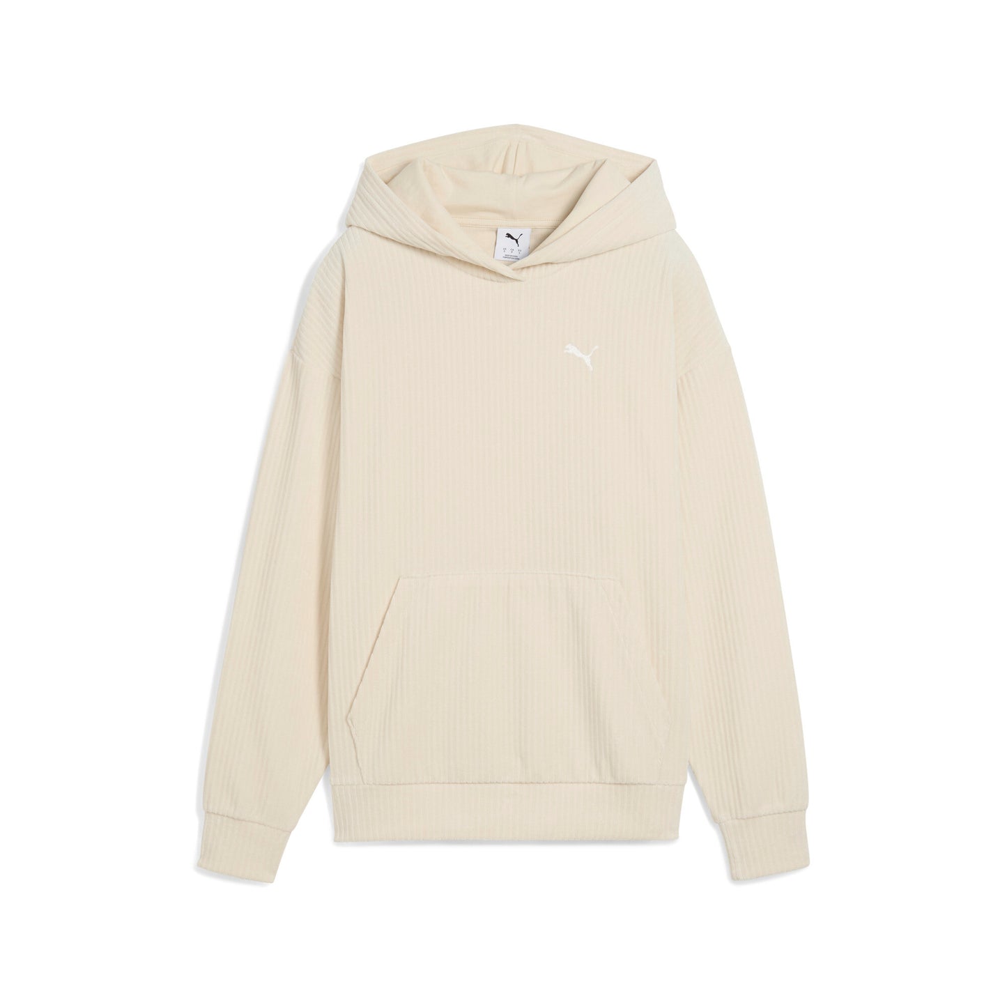 ESS ELEVATED Velour Rib Hoodie Women