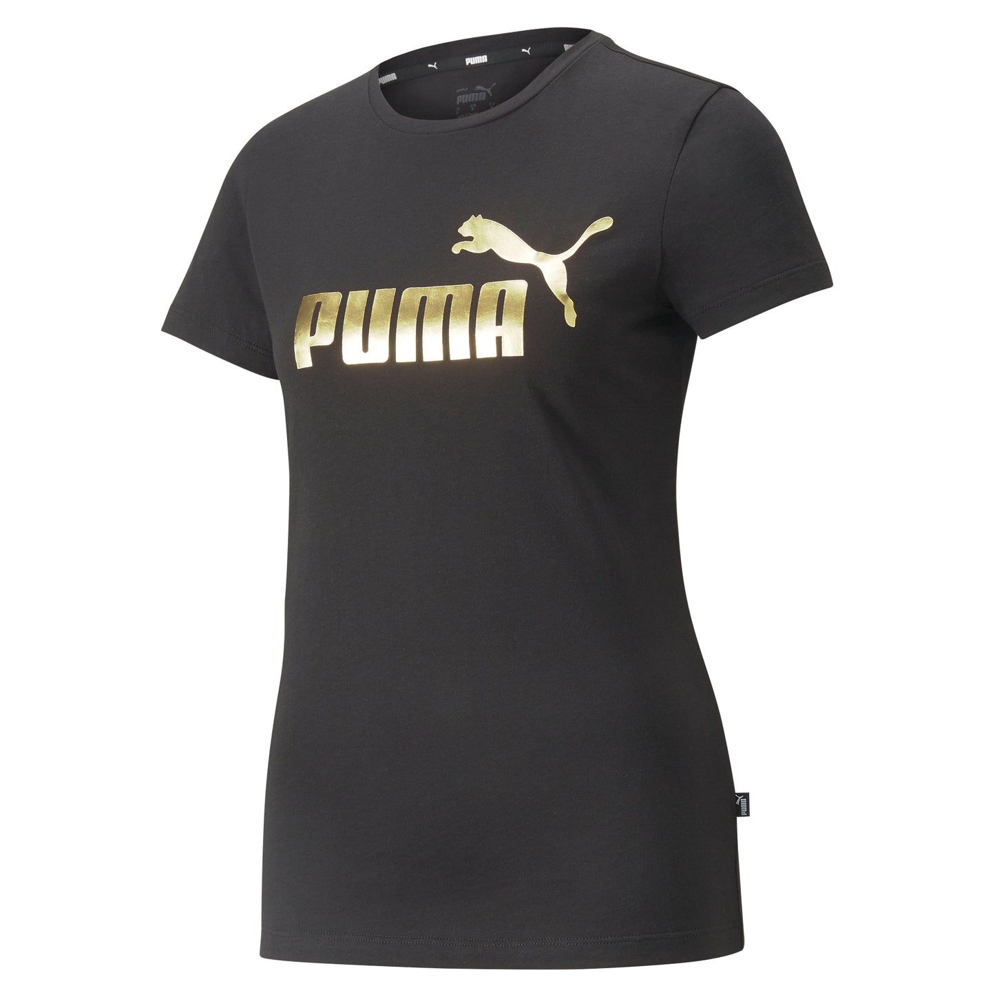 Ess+ Metallic Logo Tee Sportstyle Core Women