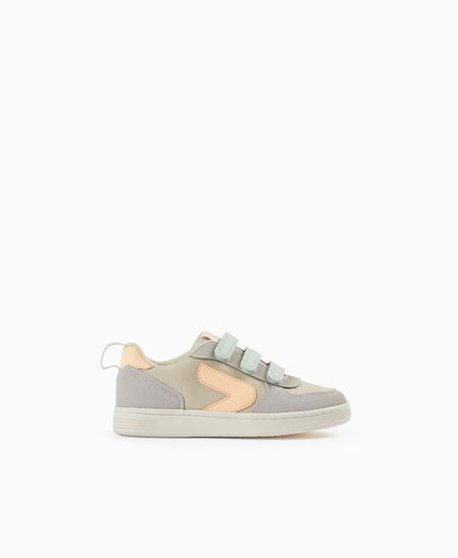 Trainers for Girls 'ZY Move', Grey/Mint/Peach