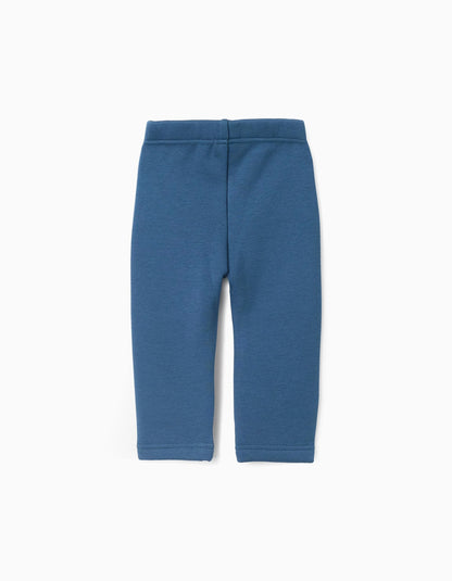 Fleece Trousers for Baby Girls, Dark Blue