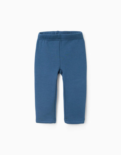 Fleece Trousers for Baby Girls, Dark Blue