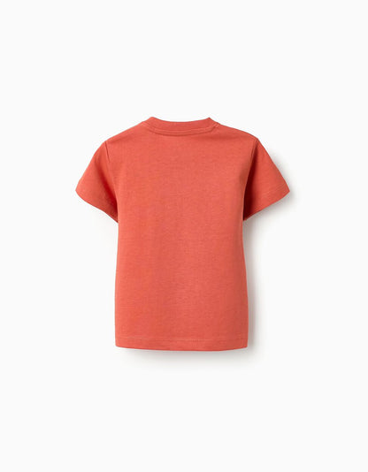 Cotton T-shirt for Baby Boys 'Tools', Orange