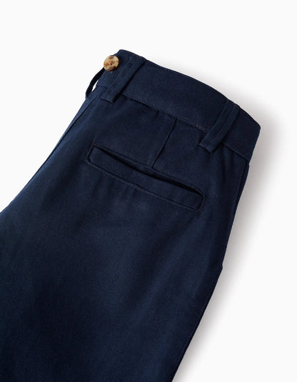 Shirt + Shorts + Braces for Boys, Blue