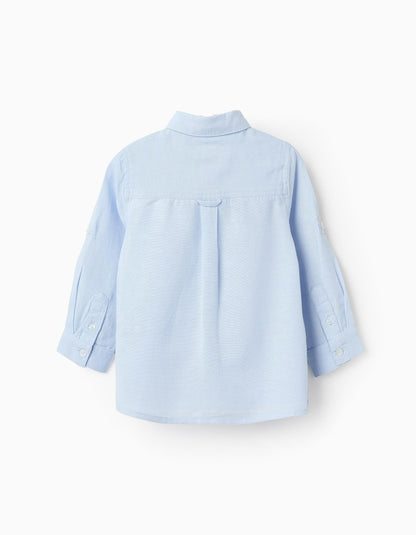 Shirt with Tabs for Baby Boys, Blue