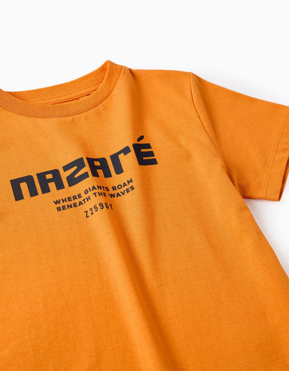 Cotton T-shirt for Boys 'Nazaré', Orange