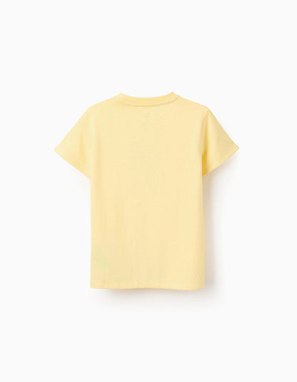 Cotton T-shirt for Boys, Yellow