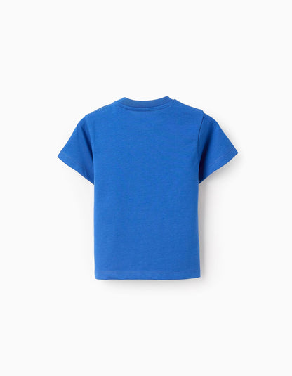 Cotton T-shirt for Baby Boys 'Nazaré', Blue