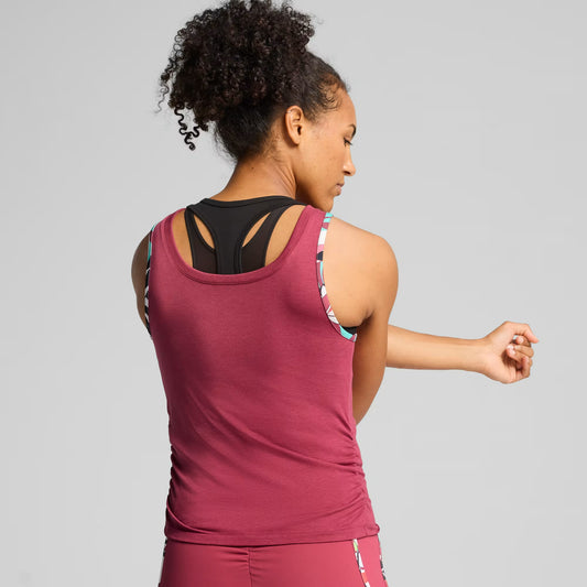 TROPICAL AOP TANK - SHORT Women