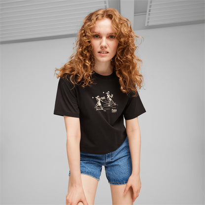 PUMA TEAM Relaxed Tee Women Sportstyle Prime