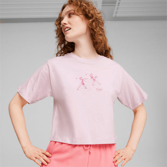 PUMA TEAM Relaxed Tee Women Sportstyle Prime