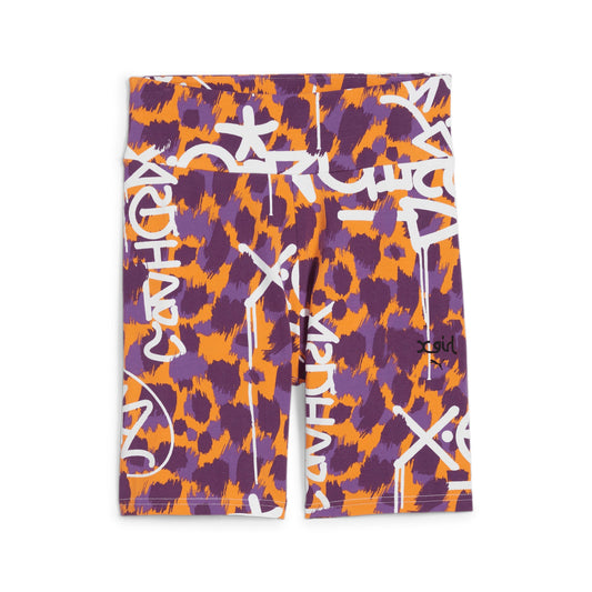 PUMA X X-GIRL AOP Short Tights Women Sportstyle Prime