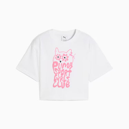 Graphics Short Length Tee Girls