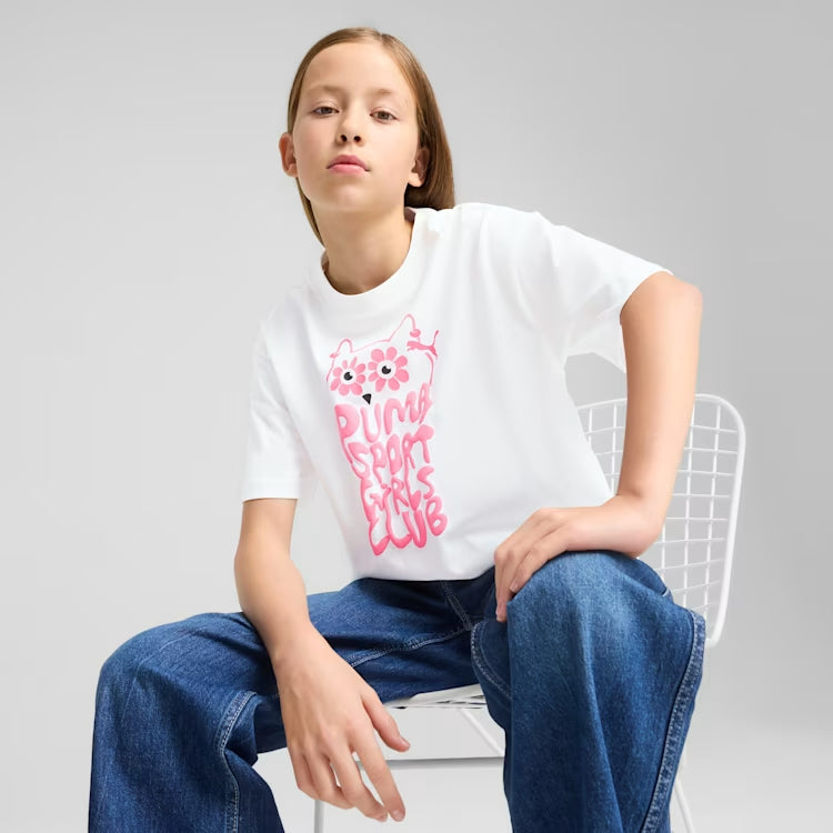 Graphics Short Length Tee Girls