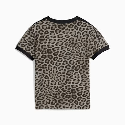 T7 LEO LUXE AOP Slim Tee Women
