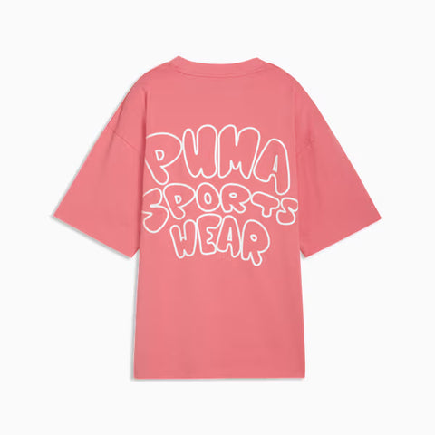 LUMINOUS CLOUD Oversized Graphic Tee
