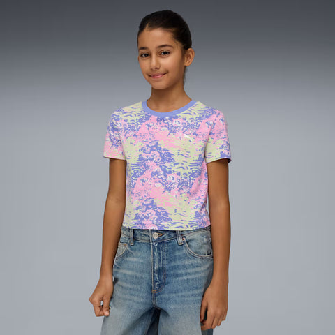 LUMINOUS CLOUD AOP Baby Tee