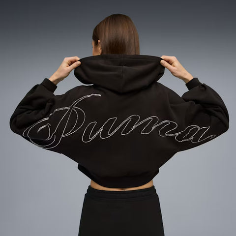 ESSENTIALS GRAPHIC Bedazzled FZ Hoodie TR Women