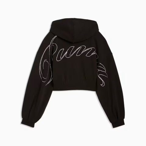 ESSENTIALS GRAPHIC Bedazzled FZ Hoodie TR Women